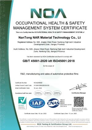 Chứng nhận ISO 45001