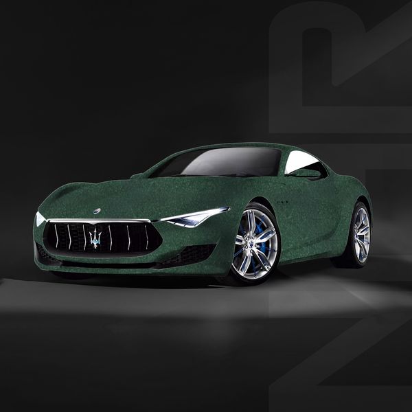 Metallic Emerald Black Green