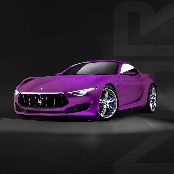 Bright Metallic Grape Purple